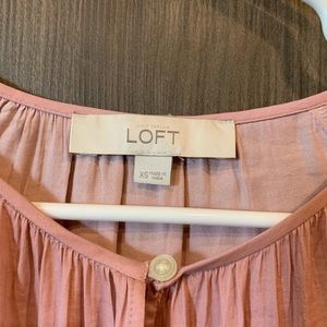 LOFT Dresses - Ann Taylor Loft blush pink ruffle maxi dress XS LOFT Dresses - Ann Taylor Loft blush pink ruffle maxi dress XS
